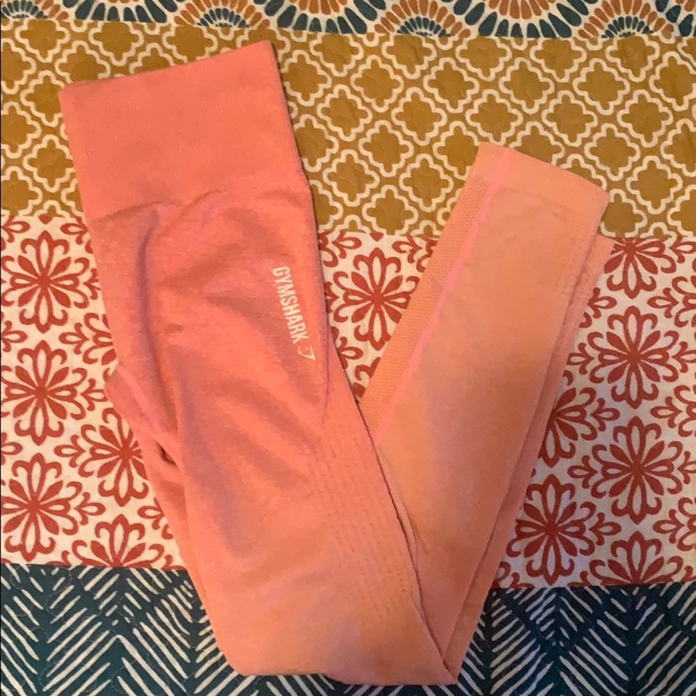 Gymshark orange ombré seamless legging